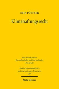 Vorderes Coverbild Klimahaftungsrecht