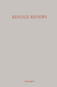 Instrumentation for the Detection and Determination of Pesticides and their Residues in Foods