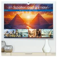Im Schatten der Pyramiden (hochwertiger Premium Wandkalender 2026 DIN A2 quer), Kunstdruck in Hochglanz