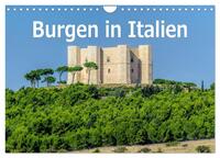 Burgen in Italien (Wandkalender 2025 DIN A4 quer), CALVENDO Monatskalender
