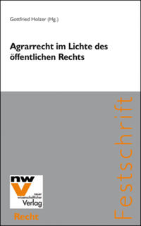 Vorderes Coverbild Agrarrecht im Lichte des öffentlichen Rechts