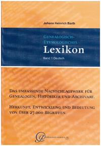 Vorderes Coverbild Genealogisch-Etymologisches Lexikon (Gesamtausgabe).