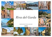 Riva del Garda Impressionen vom Gardasee (Wandkalender 2026 DIN A3 quer), CALVENDO Monatskalender
