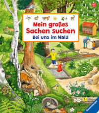 Vorderes Coverbild Mein großes Sachen suchen: Bei uns im Wald