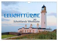 Vorderes Coverbild Leuchttürme an Schottlands Westküste (Wandkalender 2025 DIN A4 quer), CALVENDO Monatskalender