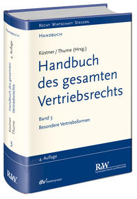 Handbuch des gesamten Vertriebsrechts, Band 3