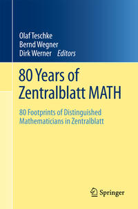 Vorderes Coverbild 80 Years of Zentralblatt MATH