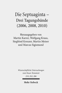 Vorderes Coverbild Die Septuaginta