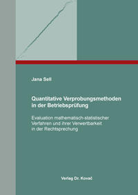 Quantitative Verprobungsmethoden in der Betriebsprüfung