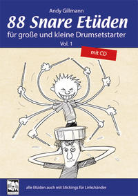 88 Snare Etüden für große und kleine Drumsetstarter
