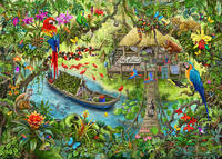 Kinderpuzzle 368 Teile - EXIT Puzzle Kids Die Dschungelexpedition