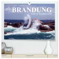 Brandung faszinierent und wild (hochwertiger Premium Wandkalender 2026 DIN A2 quer), Kunstdruck in Hochglanz