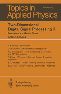 Two-Dimensional Digital Signal Processing II