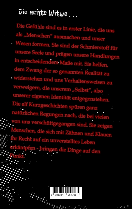Rückseitencover Die achte Witwe