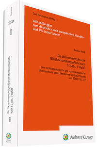 Die übernahmerechtliche Gleichbehandlungspflicht nach § 3 Abs. 1 WpÜG