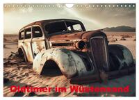 Oldtimer im Wüstensand (Wandkalender 2025 DIN A4 quer), CALVENDO Monatskalender