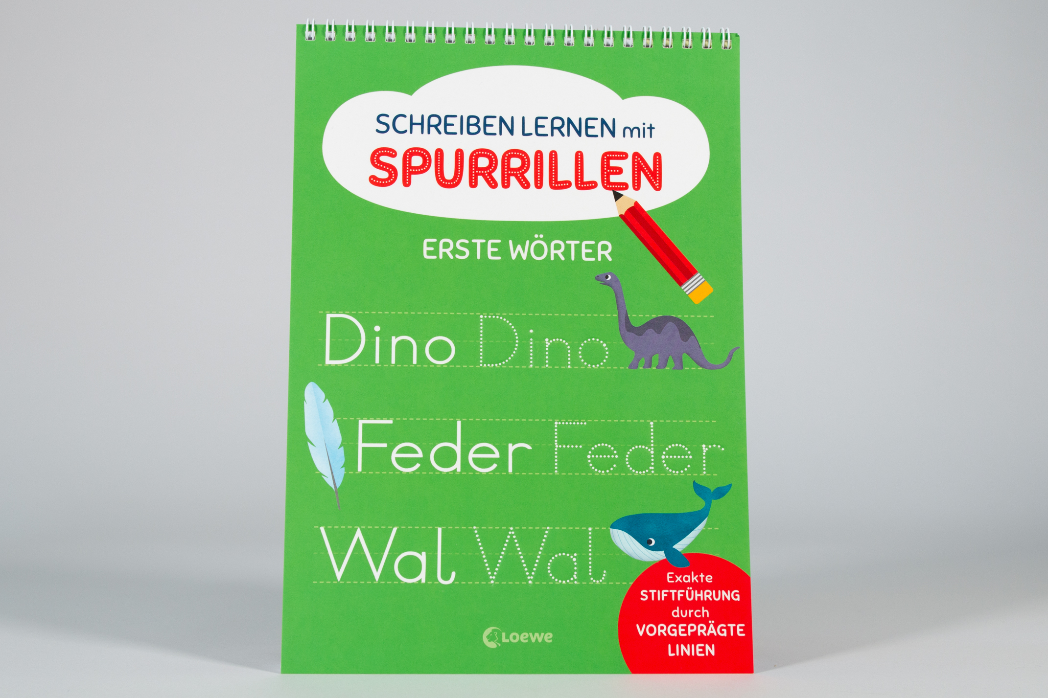 Beispielinhalt (Bild) Schreiben lernen mit Spurrillen - Erste Wörter