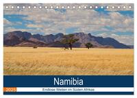 Namibia - Endlose Weiten im Süden Afrikas (Tischkalender 2025 DIN A5 quer), CALVENDO Monatskalender
