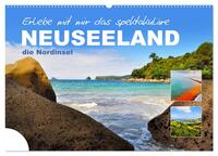 Erlebe mit mir das spektakuläre Neuseeland (Wandkalender 2025 DIN A2 quer), CALVENDO Monatskalender