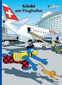 Globi am Flughafen