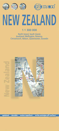 New Zealand, Neuseeland, Borch Map