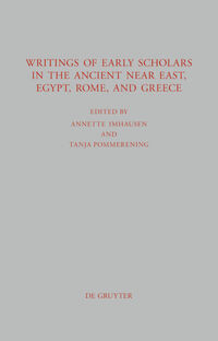 Vorderes Coverbild Writings of Early Scholars in the Ancient Near East, Egypt, Rome, and Greece