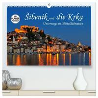 Šibenik und die Krka - Unterwegs in Mitteldalmatien (hochwertiger Premium Wandkalender 2025 DIN A2 quer), Kunstdruck in Hochglanz