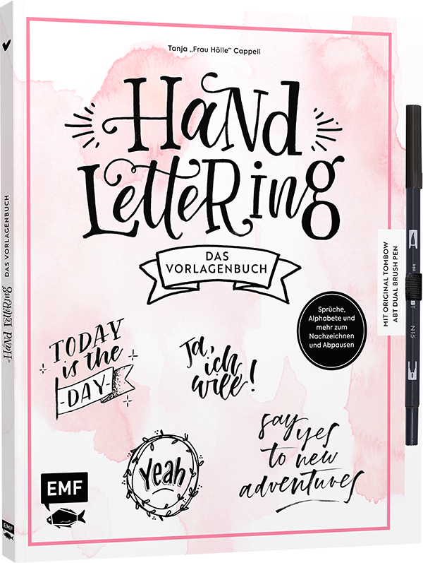 Handlettering – Das Vorlagenbuch – Mit original Tombow ABT Dual Brush Pen