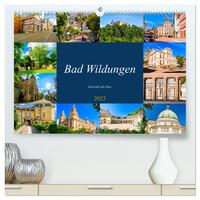 Bad Wildungen, Kurstadt mit Herz (hochwertiger Premium Wandkalender 2025 DIN A2 quer), Kunstdruck in Hochglanz