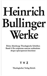 Vorderes Coverbild Bullinger, Heinrich: Werke