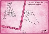 Linkshänder Schreibunterlage "Hasenmama"