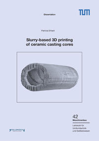 Slurry-based 3D printing of ceramic casting cores