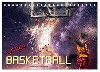 Basketball extrem (Tischkalender 2025 DIN A5 quer), CALVENDO Monatskalender