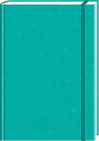 Anaconda Notizbuch/Notebook/Blank Book, punktiert, textiles Gummiband, grün, Hardcover (A5), 120g/m² Papier