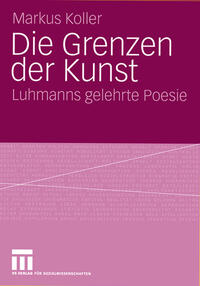 Vorderes Coverbild Die Grenzen der Kunst