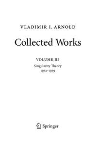 Vladimir Arnold – Collected Works