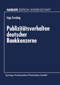 Vorderes Coverbild Publizitätsverhalten deutscher Bankkonzerne
