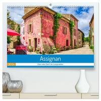 Assignan - Das rote Dorf im Languedoc (hochwertiger Premium Wandkalender 2026 DIN A2 quer), Kunstdruck in Hochglanz