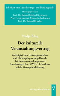 Der kulturelle Veranstaltungsvertrag