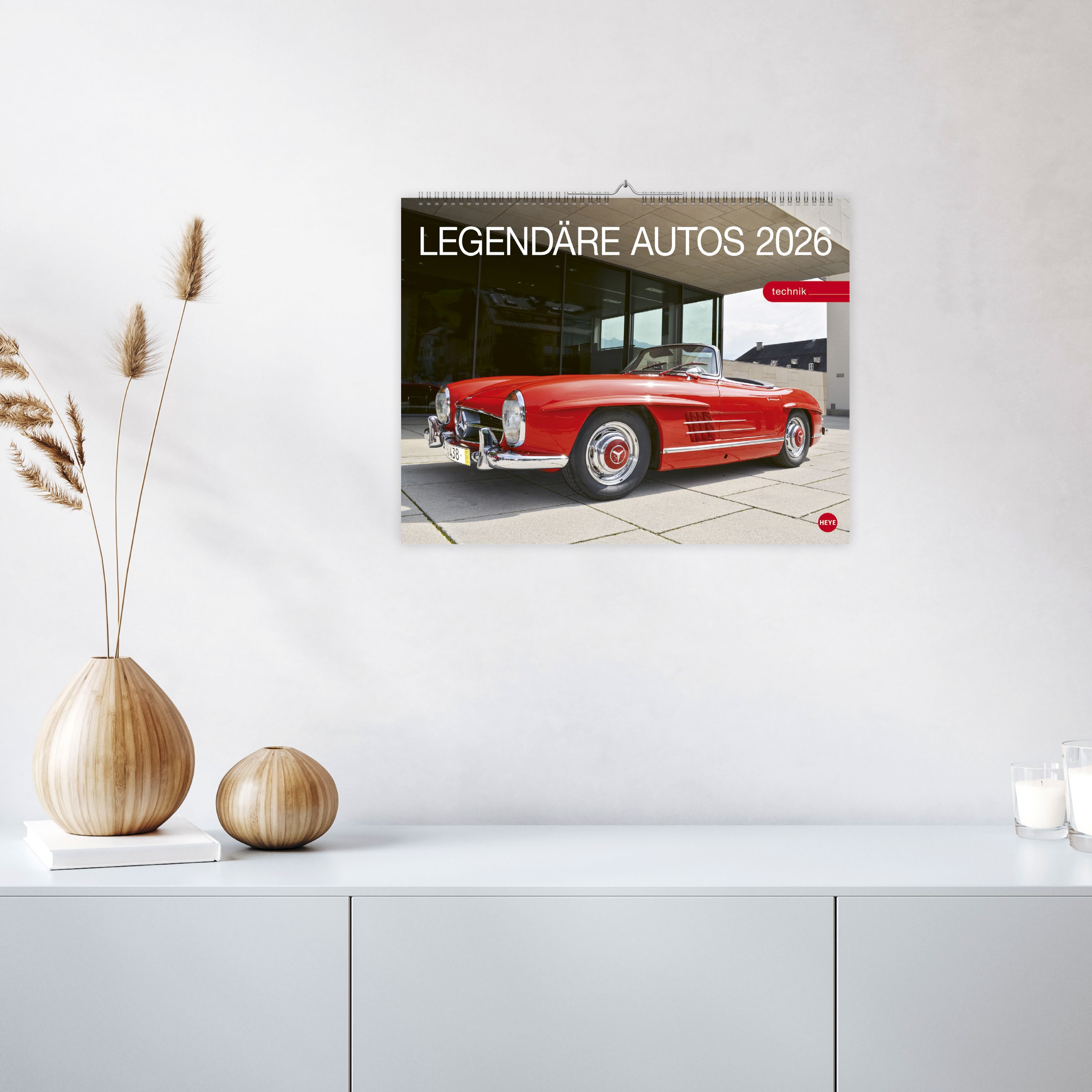 Legendäre Autos Posterkalender 2026
