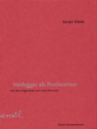 Vorderes Coverbild Heidegger als Postbeamter
