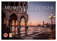Momenti di Venezia - Venezianische Momente (Wandkalender 2026 DIN A2 quer), CALVENDO Monatskalender