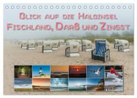 Blick auf die Halbinsel Fischland, Darß und Zingst (Tischkalender 2026 DIN A5 quer), CALVENDO Monatskalender