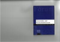 Vorderes Coverbild Universitäts- und Hochschullehrerrecht