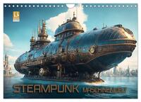 Steampunk Maschinenwelt (Wandkalender 2026 DIN A4 quer), CALVENDO Monatskalender