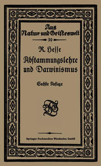 Abstammungslehre und Darwinismus