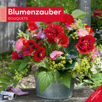 Vorderes Coverbild Blumenzauber Kalender 2025 - 30x30