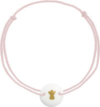 Armband – Armband mit Porzellananhänger