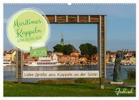 Maritimes Kappeln - Rund um den Hafen (Wandkalender 2025 DIN A2 quer), CALVENDO Monatskalender