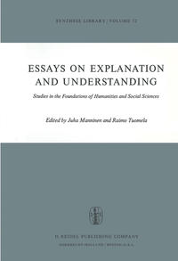 Vorderes Coverbild Essays on Explanation and Understanding